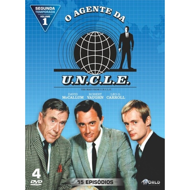 Box O Agente Da U N C L E Segunda Temporada Vol 1 4 Dvd S